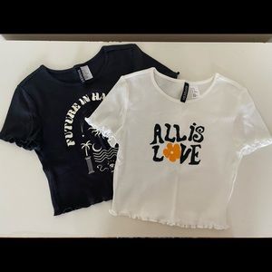 h&m baby tees